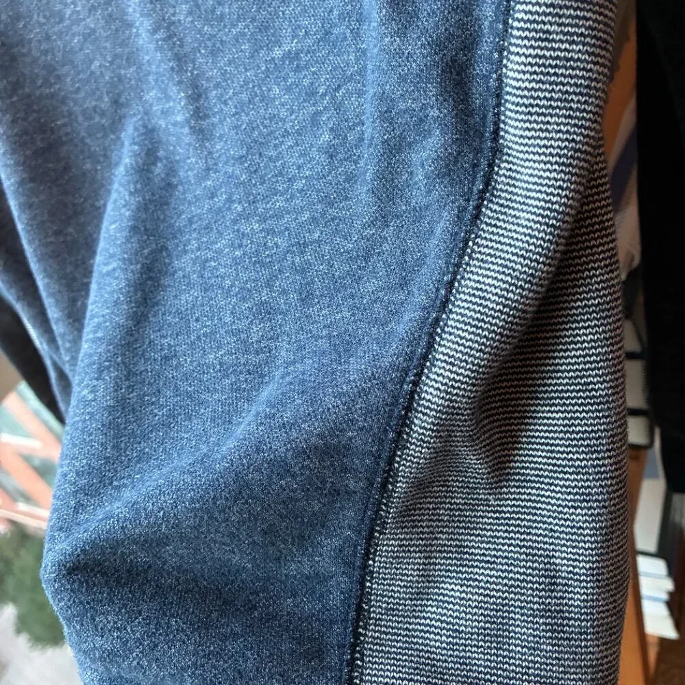 J. Crew Vintage Navy Fleece Crew Neck Sweatshirt - Size S